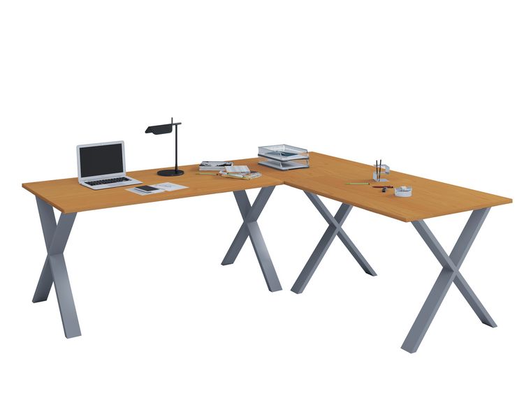 Produktbild: X Schreibtisch Eckschreibtisch L Form 130x130x50