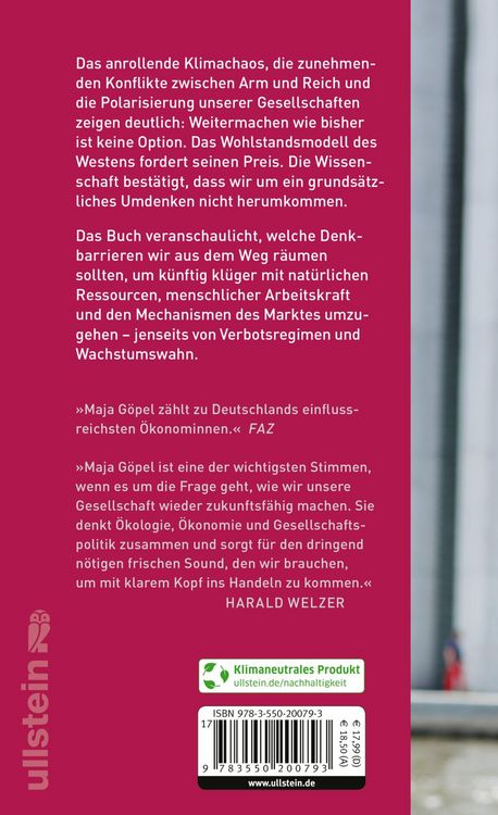 Produktbild: Unsere Welt neu denken