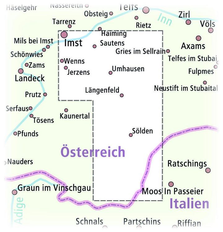 Produktbild: Publicpress Rad- und Wanderkarte &Ouml;tztal 1:35.000