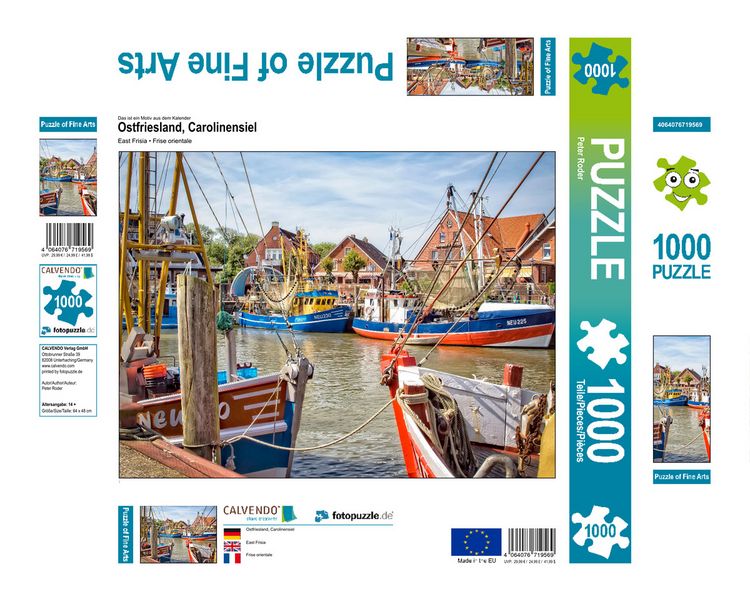 Produktbild: CALVENDO Puzzle Ostfriesland, Carolinensiel 1000 Teile Lege-Gr&ouml;&szlig;e 640 x 480 cm Foto-Puzzle Bild von Peter Roder