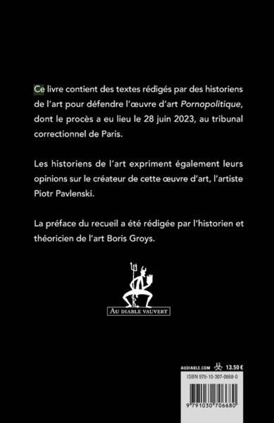 Produktbild: Une oeuvre d'art face au tribunal : Sur Pornopolitique de Piotr