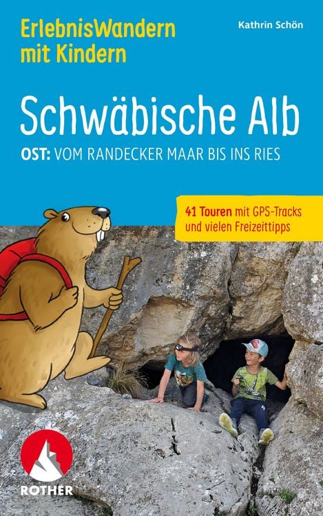 Produktbild: ROTHER Wanderbuch ErlebnisWandern mit Kindern Schw&auml;bische Alb Ost: