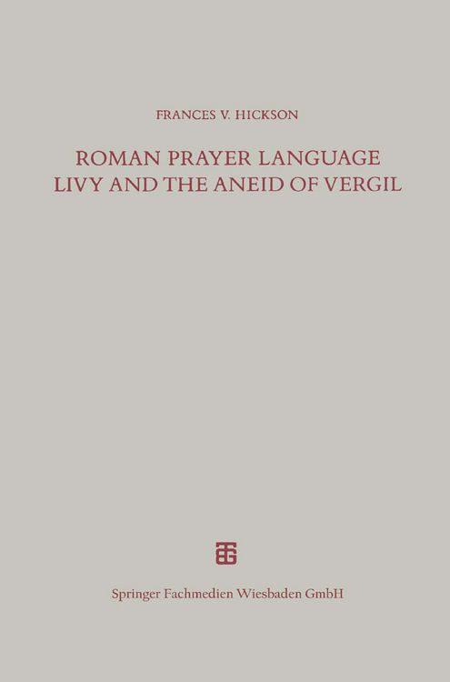 Produktbild: Roman Prayer Language Livy and the Aneid of Vergil