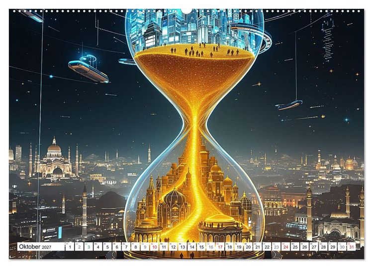 Produktbild: Wimmelnde Wunderwelten (Wandkalender 2027 DIN A2 quer), CALVENDO Monatskalender