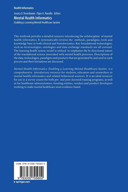 Produktbild: Mental Health Informatics