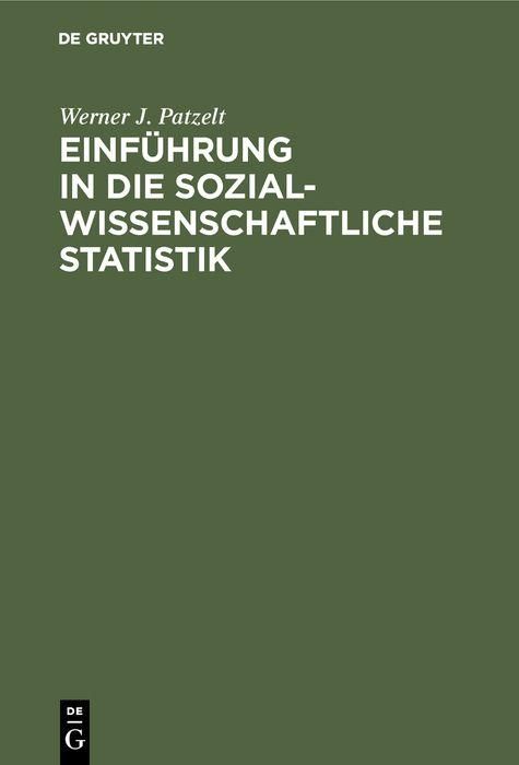 Produktbild: Einf&uuml;hrung in die sozialwissenschaftliche Statistik