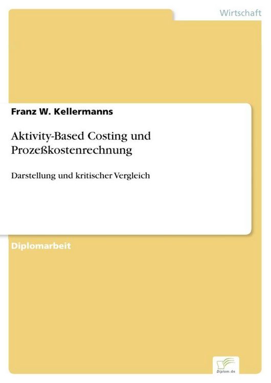 Produktbild: Aktivity-Based Costing und Proze&szlig;kostenrechnung