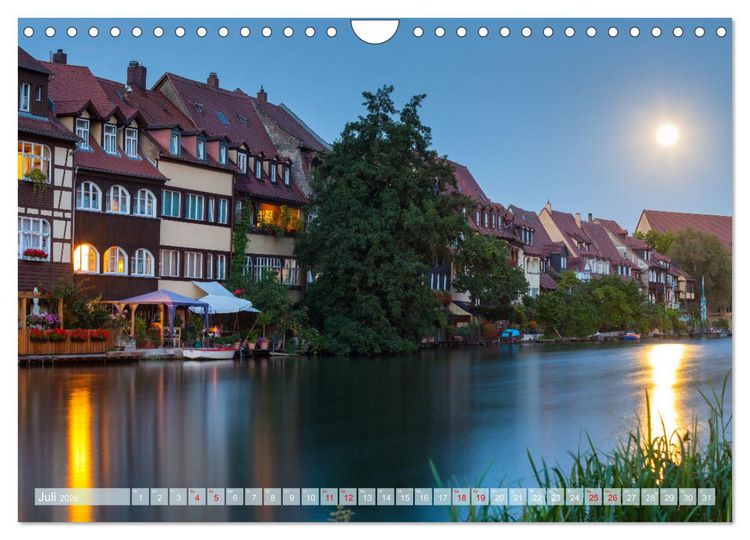 Produktbild: Unterwegs in Bamberg (Wandkalender 2026 DIN A4 quer), CALVENDO Monatskalender