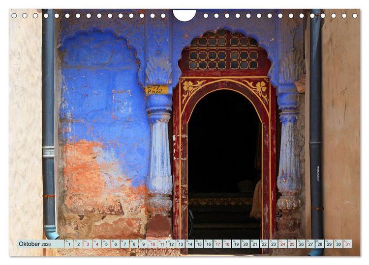 Produktbild: Typisch Indien - Jodhpur (Wandkalender 2026 DIN A4 quer), CALVENDO Monatskalender