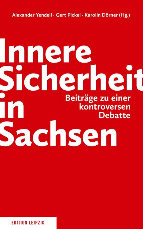 Produktbild: Innere Sicherheit in Sachsen