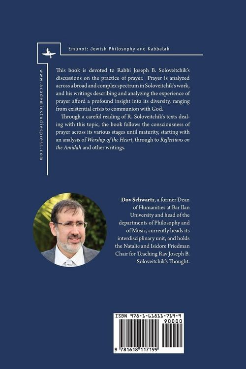 Produktbild: Rabbi Joseph Dov Soloveitchik on the Experience of Prayer