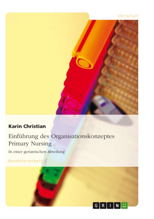 Produktbild: Einf&uuml;hrung des Organisationskonzeptes Primary Nursing