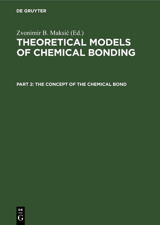 Produktbild: The Concept of the Chemical Bond