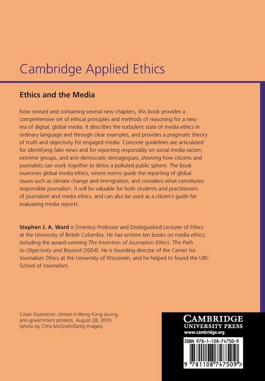 Produktbild: Ethics and the Media