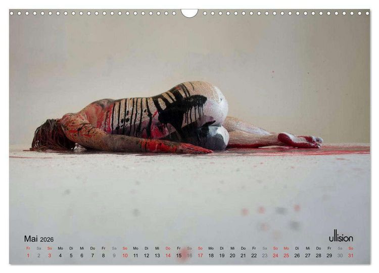 Produktbild: FARBSPIELE - Akt im Feuerwerk der Farben (Wandkalender 2026 DIN A3 quer), CALVENDO Monatskalender