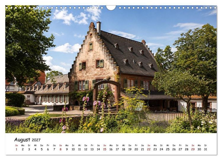 Produktbild: Rund um das Benediktinerkloster Seligenstadt (Wandkalender 2027 DIN A3 quer), CALVENDO Monatskalender