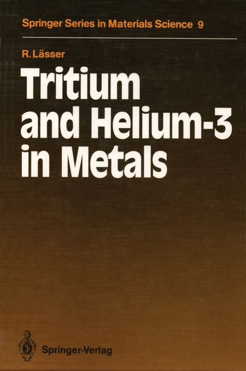 Produktbild: Tritium and Helium-3 in Metals