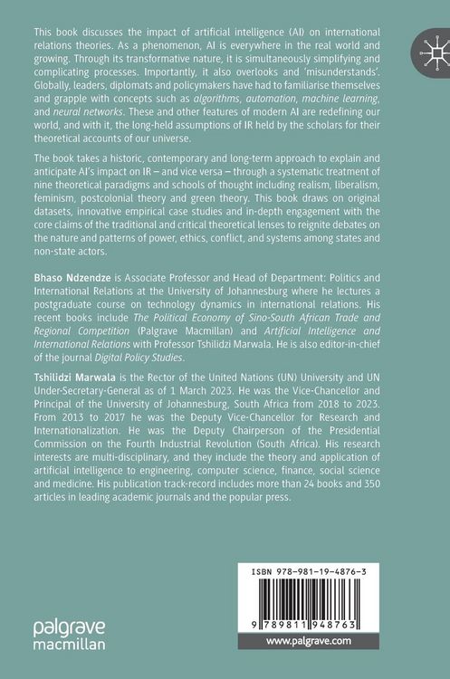 Produktbild: Artificial Intelligence and International Relations Theories