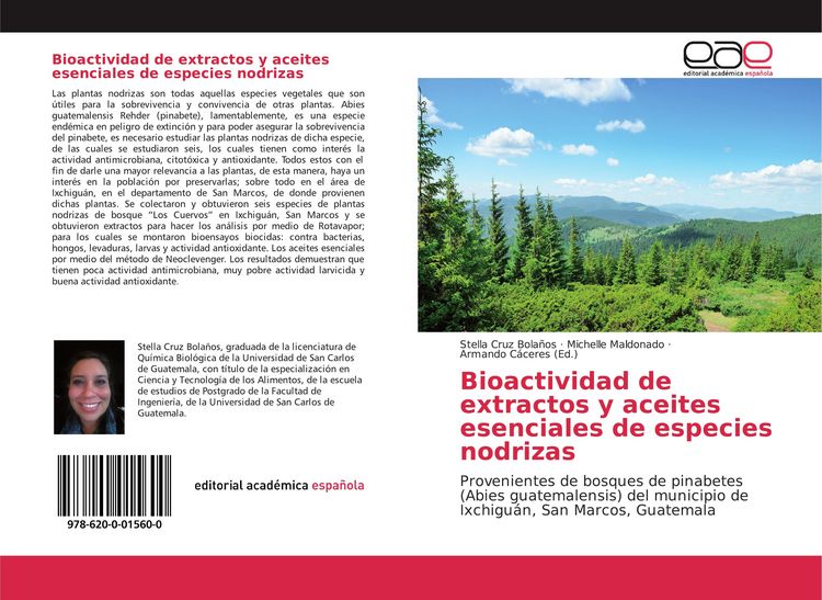 Produktbild: Bioactividad de extractos y aceites esenciales de especies nodrizas