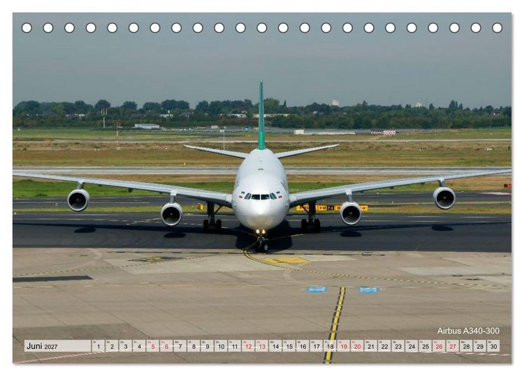 Produktbild: Airliners - Face to Face (Tischkalender 2027 DIN A5 quer), CALVENDO Monatskalender