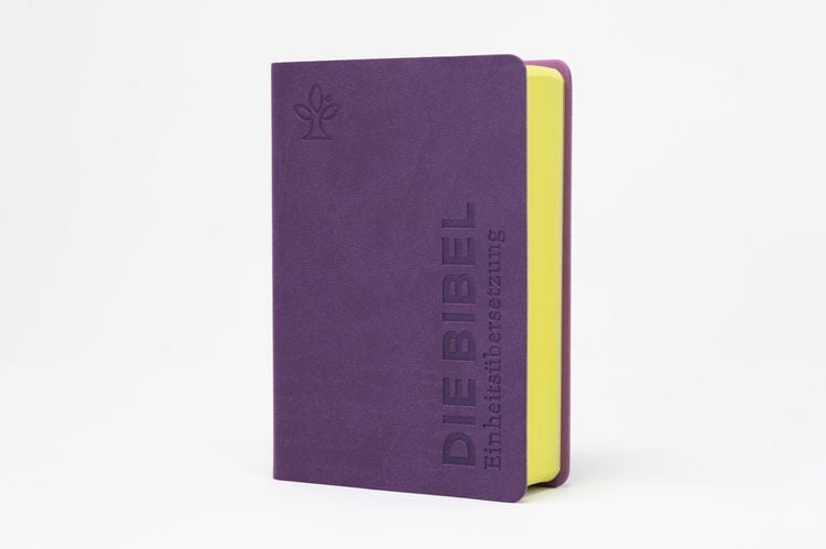 Produktbild: Die Bibel. Senfkorn, Handschmeichler lila