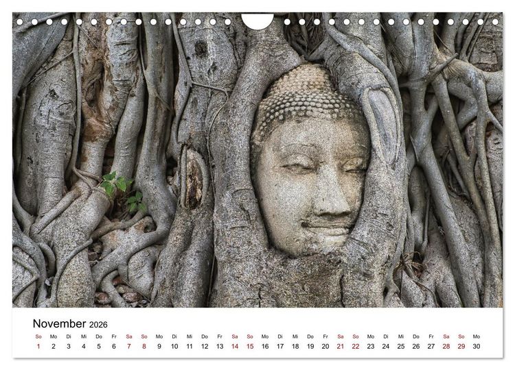 Produktbild: Buddhistische Tempel Thailand (Wandkalender 2026 DIN A4 quer), CALVENDO Monatskalender