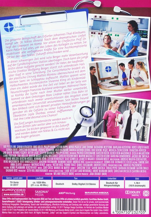 Produktbild: In aller Freundschaft - Die jungen &Auml;rzte - Staffel 3.1/Folgen 85-105 [7 DVDs]