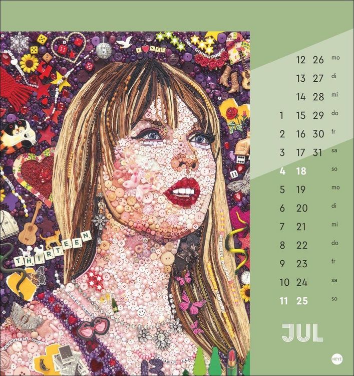 Produktbild: Taylor Postkartenkalender 2027