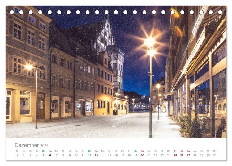 Produktbild: Schweinfurt - Stadt der Kunst und Industrie (Tischkalender 2026 DIN A5 quer), CALVENDO Monatskalender
