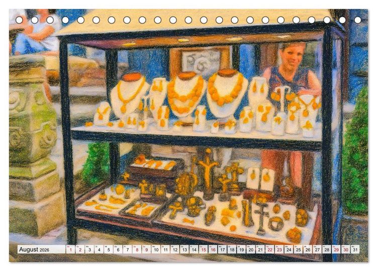 Produktbild: Danzig entdecken - Sehensw&uuml;rdigkeiten der polnischen Hansestadt (Tischkalender 2026 DIN A5 quer), CALVENDO Monatskalender