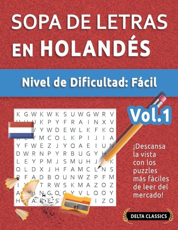 Produktbild: Sopa De Letras En Holand&eacute;s - Nivel De Dificultad
