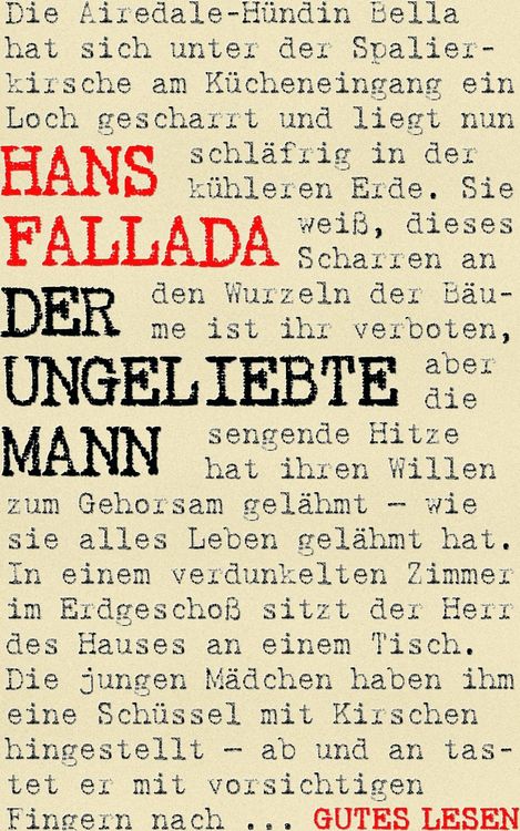 Produktbild: Der ungeliebte Mann