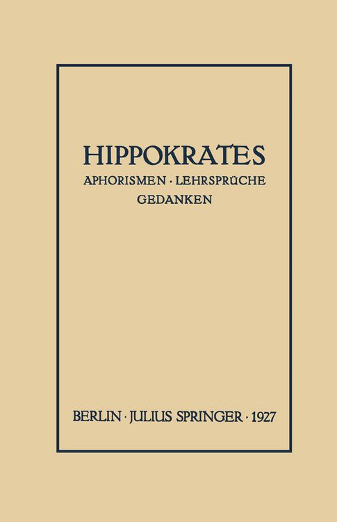 Produktbild: Hippokrates
