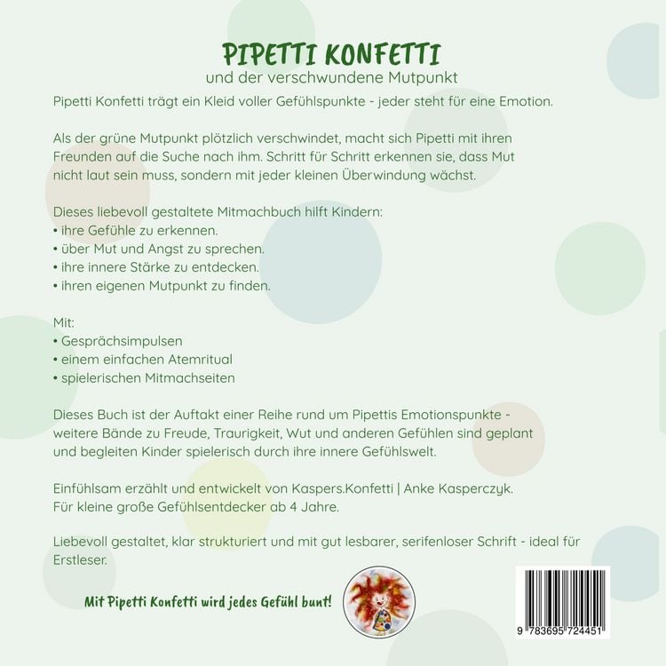 Produktbild: Pipetti Konfetti und der verschwundene Mutpunkt
