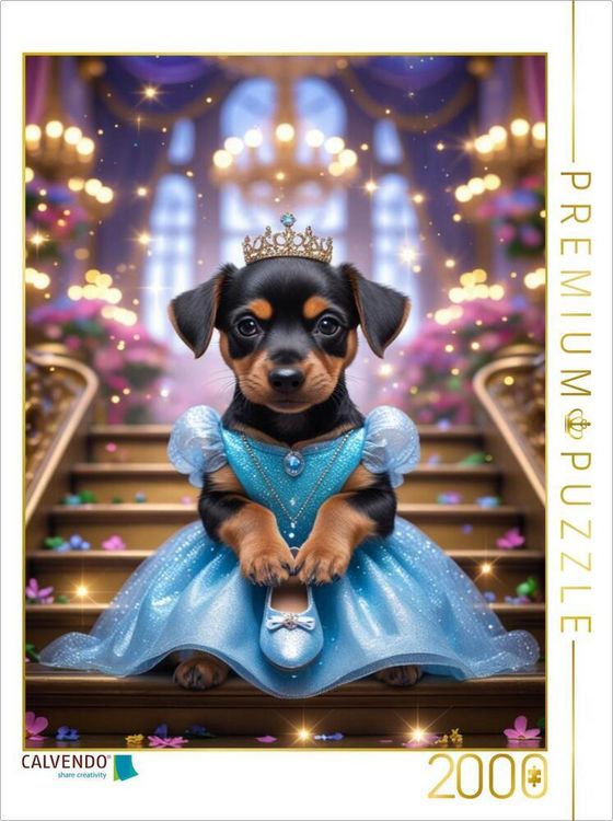 Produktbild: CALVENDO Puzzle Aschenputtel Hundewelpe | 2000 Teile Lege-Gr&ouml;&szlig;e 90x67cm Foto-Puzzle f&uuml;r gl&uuml;ckliche Stunden