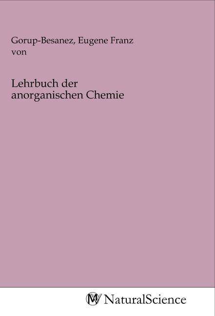 Produktbild: Lehrbuch der anorganischen Chemie