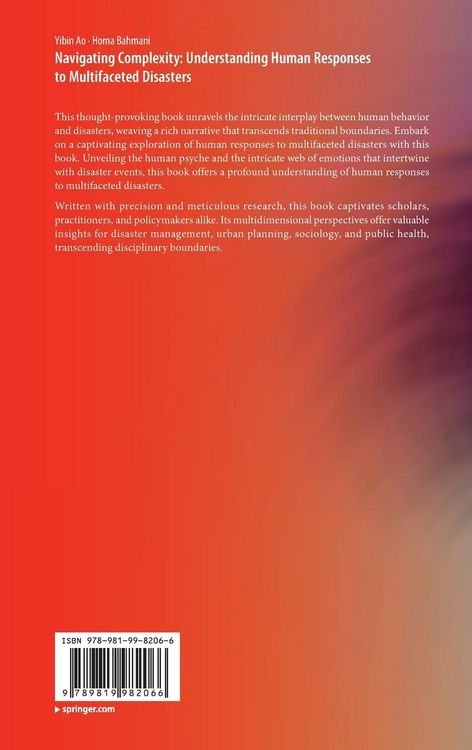 Produktbild: Navigating Complexity: Understanding Human Responses to Multifaceted Disasters
