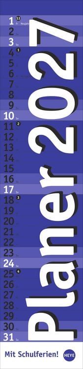 Produktbild: Langplaner, blau 2027