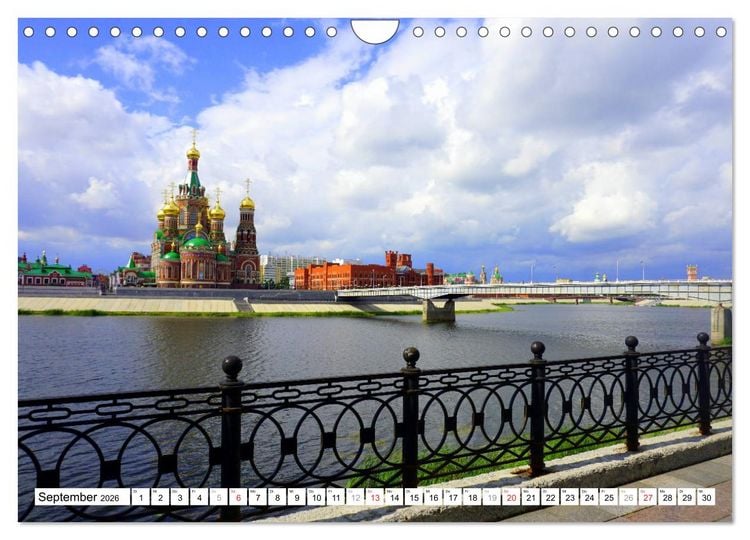 Produktbild: Malerisches Russland - Impressionen aus Joschkar-Ola (Wandkalender 2026 DIN A4 quer), CALVENDO Monatskalender