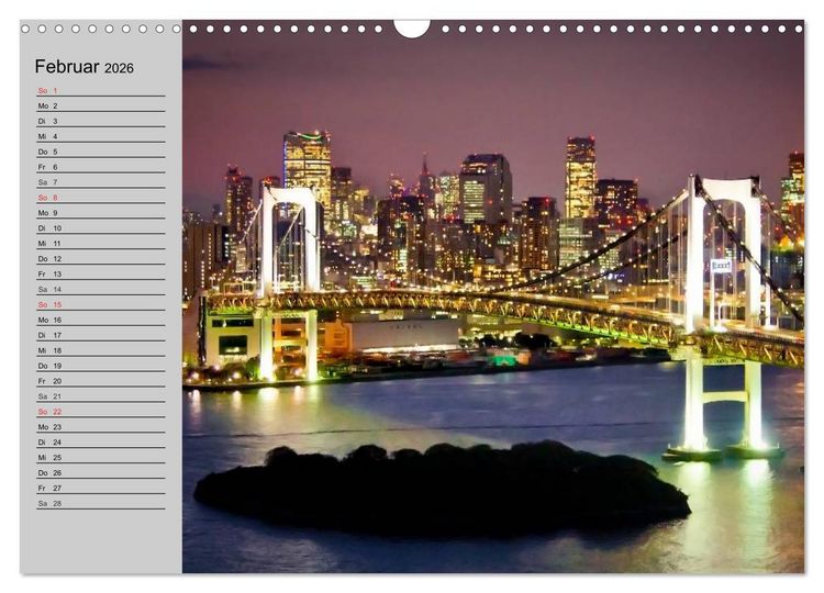 Produktbild: Japan &bull; Impressionen (Wandkalender 2026 DIN A3 quer), CALVENDO Monatskalender