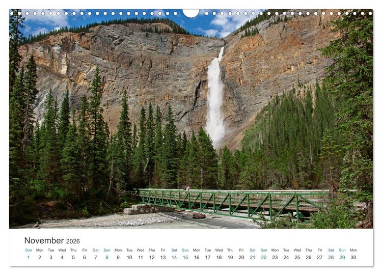 Produktbild: Journey through Alberta and British Columbia (Wall Calendar 2026 DIN A3 landscape), CALVENDO 12 Month Wall Calendar