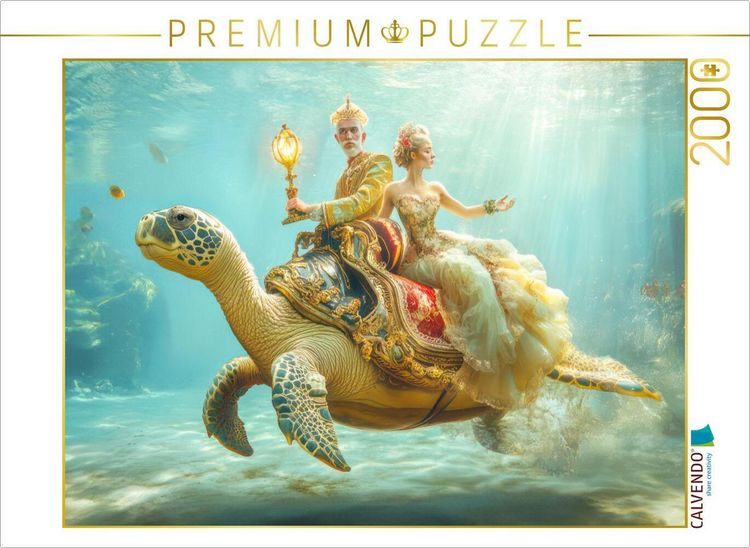 Produktbild: CALVENDO Puzzle Opulente Unterwasser-Romantik | 2000 Teile Lege-Gr&ouml;&szlig;e 90x67cm Foto-Puzzle f&uuml;r gl&uuml;ckliche Stunden