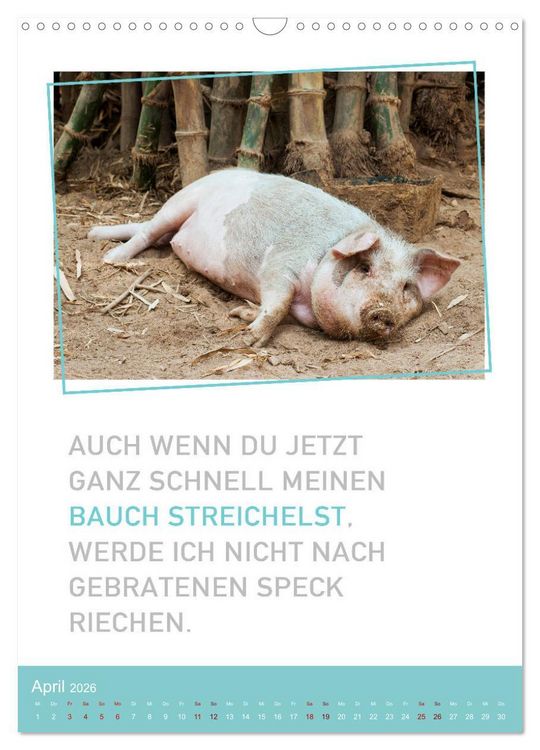 Produktbild: Tierisch bekloppt! (Wandkalender 2026 DIN A3 hoch), CALVENDO Monatskalender