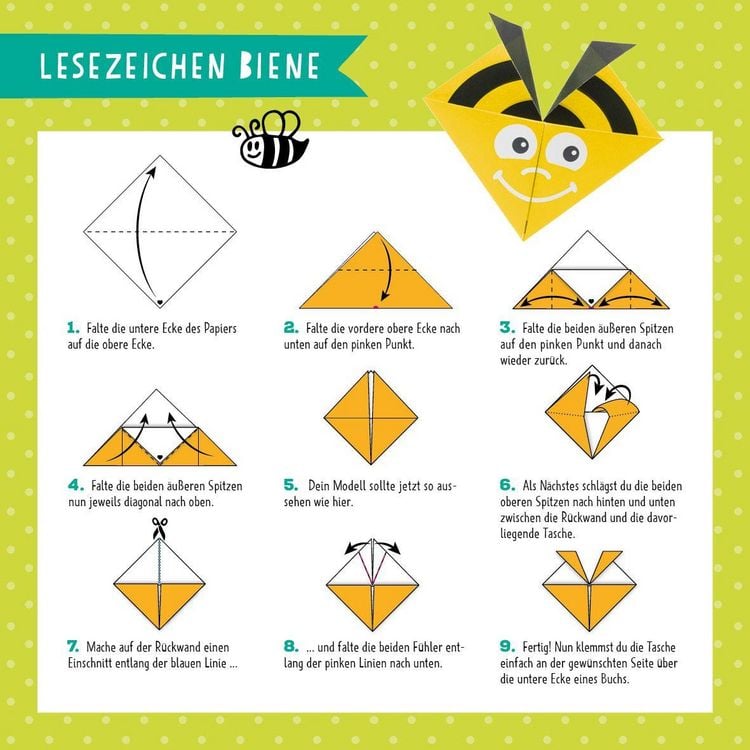 Produktbild: Papierfalten im Quadrat &ndash; Bastel-Kids