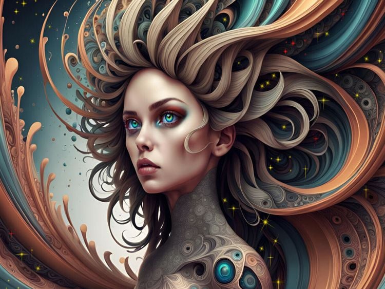 Produktbild: CALVENDO Puzzle Ein Motiv aus dem Kalender Fantasie Universum Sch&ouml;nheiten | 1000 Teile Lege-Gr&ouml;&szlig;e 64x48cm Foto-Puzzle f&uuml;r gl&uuml;ckliche Stunden
