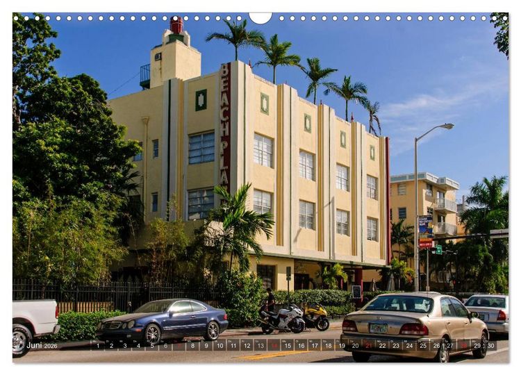 Produktbild: Miami South Beach (Wandkalender 2026 DIN A3 quer), CALVENDO Monatskalender