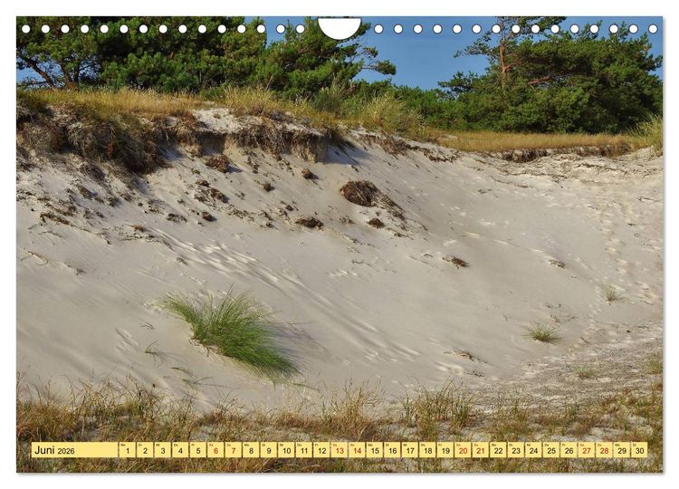 Produktbild: Sonne, Sand und Meer. Farben der K&uuml;ste (Wandkalender 2026 DIN A4 quer), CALVENDO Monatskalender