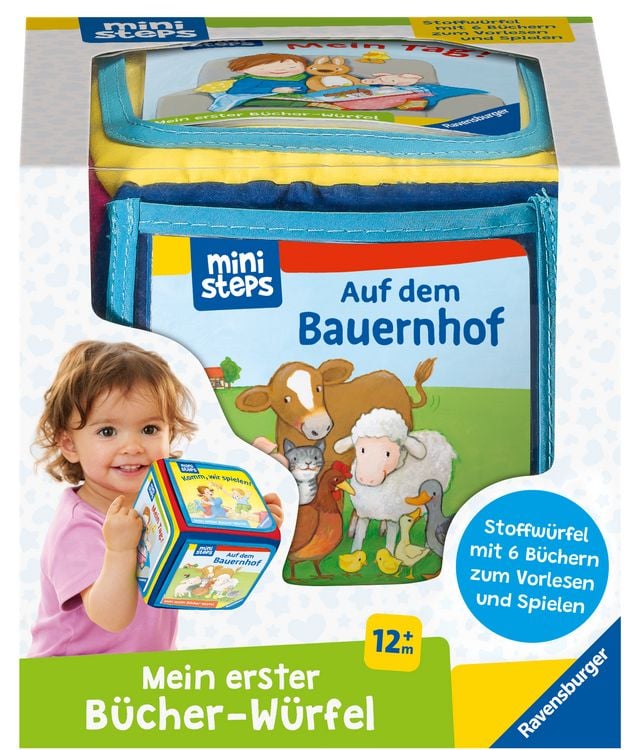 Produktbild: Ministeps: Mein erster B&uuml;cher-W&uuml;rfel (Starter-Set)