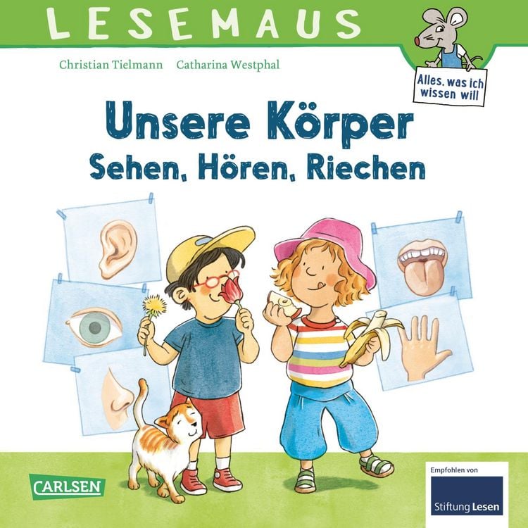 Produktbild: LESEMAUS 168: Unsere K&ouml;rper &ndash; Sehen, H&ouml;ren, Riechen