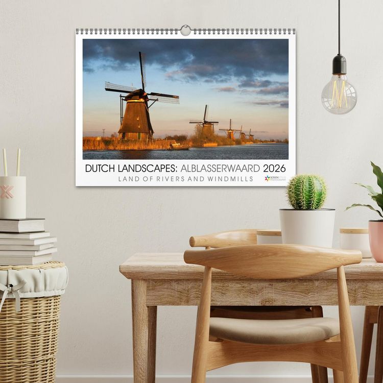 Produktbild: Dutch Landscapes: Alblasserwaard 2026 (Wall Calendar 2026 DIN A3 landscape), CALVENDO 12 Month Wall Calendar